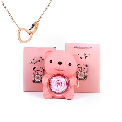 Bear Heart Necklace